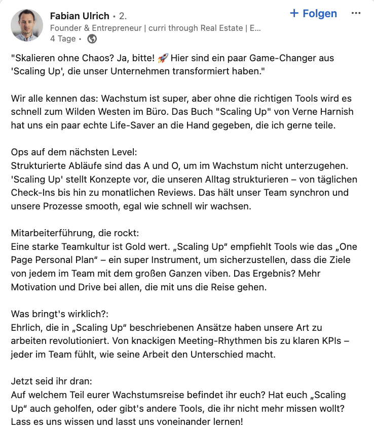 fabian scaling up buch empfehlung