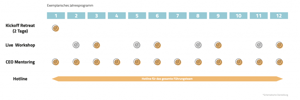Ablauf des Inhouse Programms